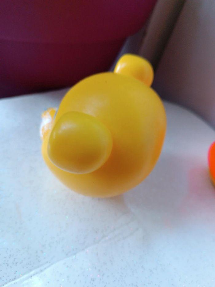 candlestick pouêt ours Teddy ourson jaune yellow italy culbuto orange clown Fisher Price roly poly - photo numéro 9