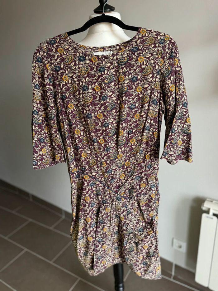 Robe Ba&sh violet et motifs Taille 1 - photo numéro 1