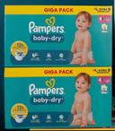 Lot de 2 paquets de couches Pampers taille 4+