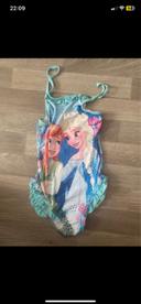 Maillot de bain + brassard reine des neiges