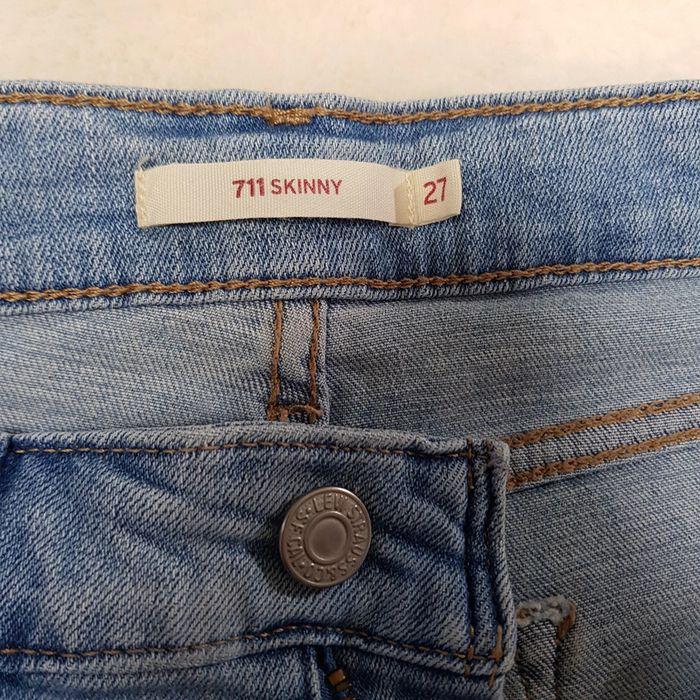 Jean Levi's 711 W27 L30 Skinny Femme Bleu - photo numéro 12