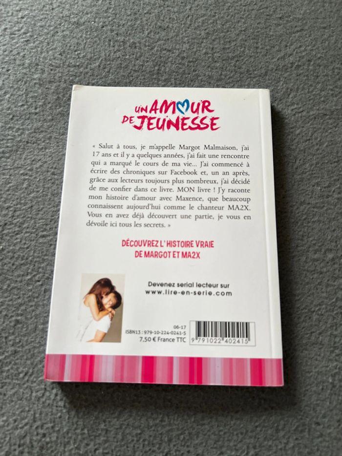 Livre un amour de jeunesse - photo numéro 2