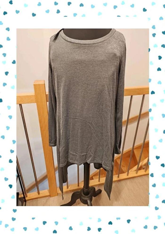 Pull zanzea gris - photo numéro 1