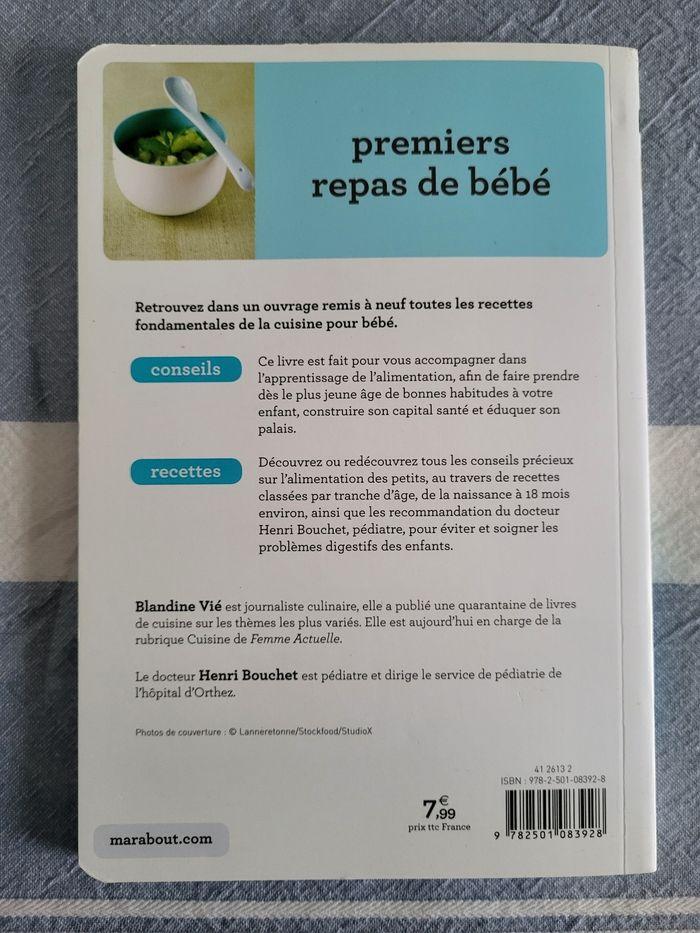 Livre Premiers repas de bébé - photo numéro 2