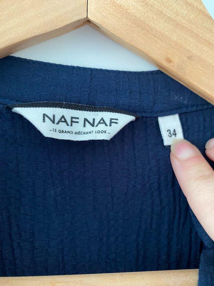 Blouse bleue Naf Naf 34 - photo numéro 2