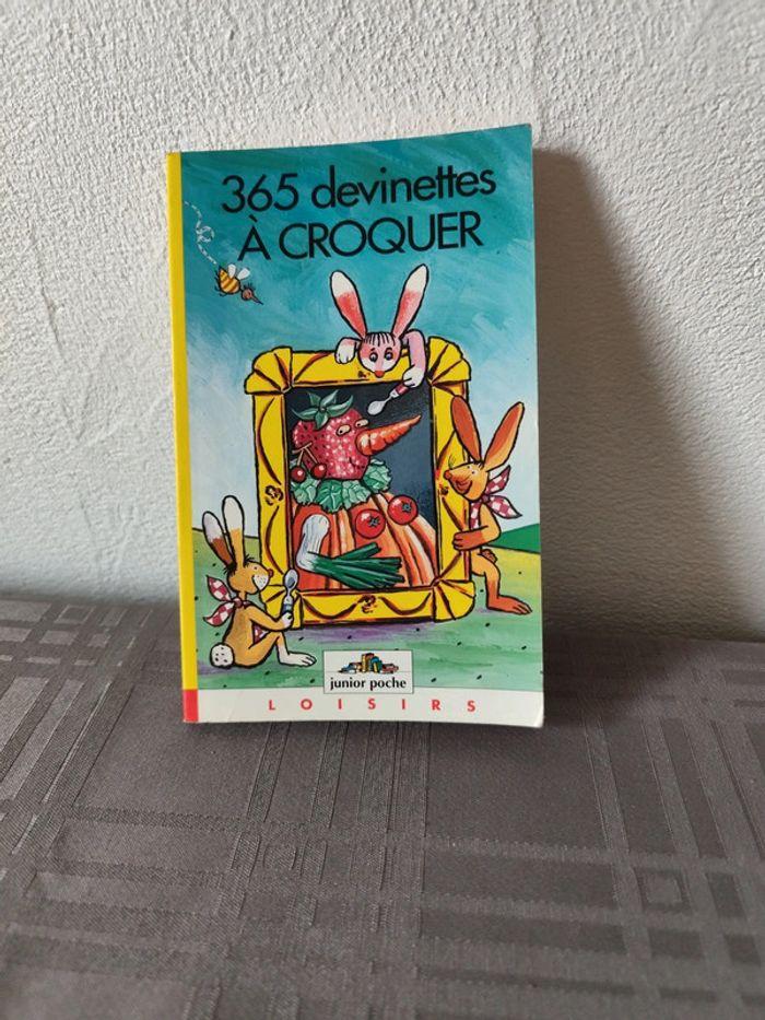 Livre junior 365 devinettes à croquer - photo numéro 1