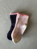 Lot 2 paires de chaussettes Obaïbi 23/26