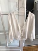 Blouse Zara blanche