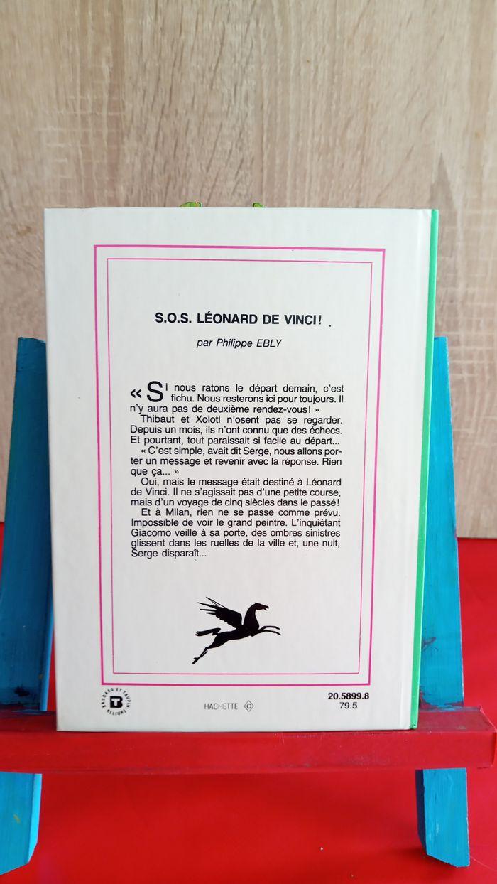 S.O.S. Léonard de Vinci, Philippe Ebly, 1979, bibliothèque verte - photo numéro 2