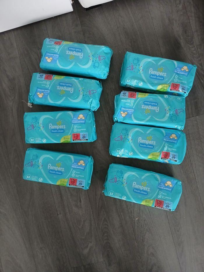 8 paquets de lingettes neuve pampers - photo numéro 1