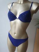 maillot de bain bleu taille s