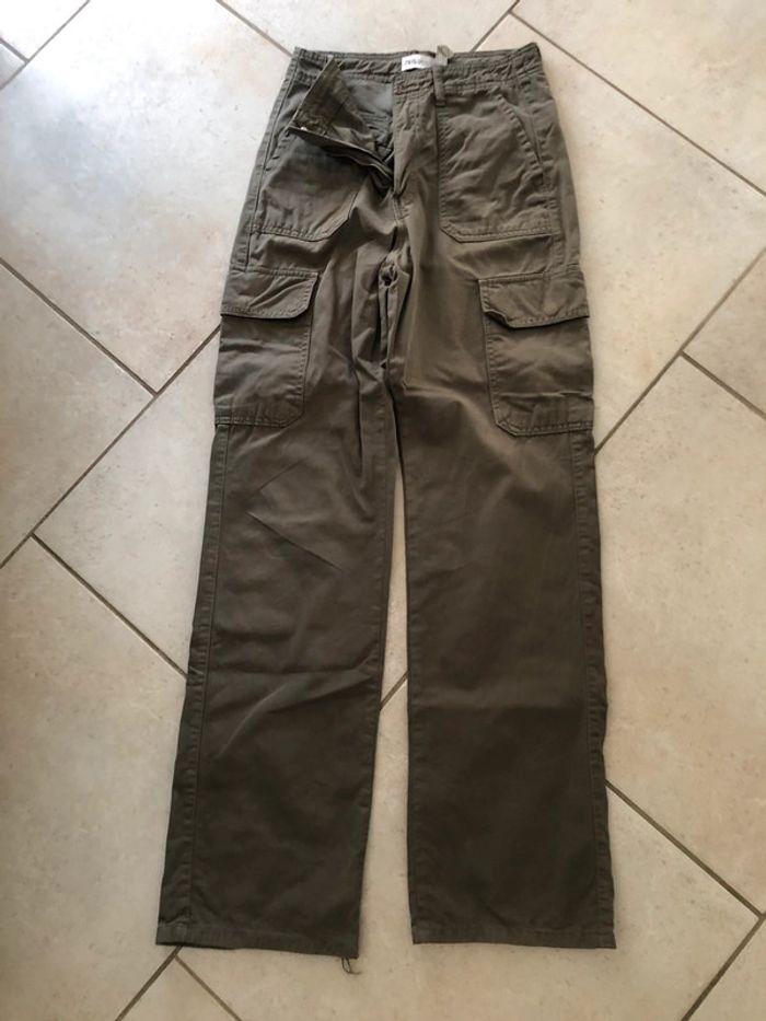 Pantalon cargo zara - photo numéro 1