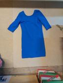 Robe courte TM bleu roi