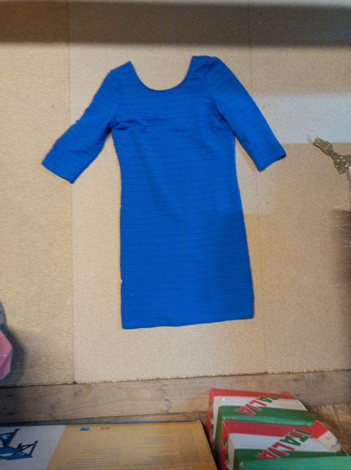 Robe courte TM bleu roi