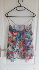 Débardeur H&M Fleuri T.46 = 44