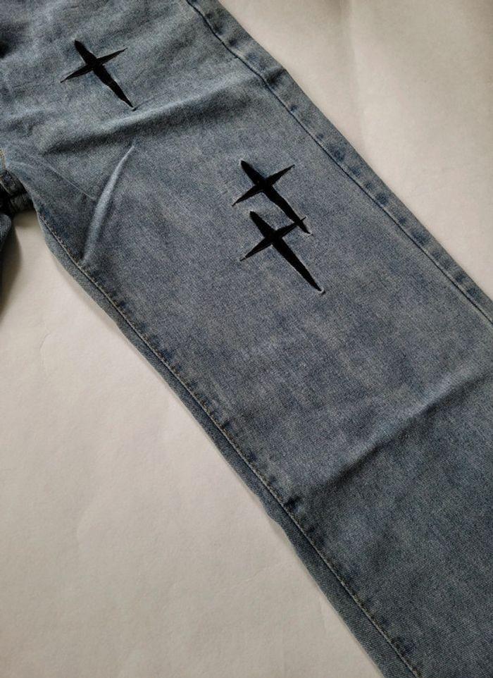 Jean Y2K bleu taille 2XL homme en très bon état - photo numéro 9