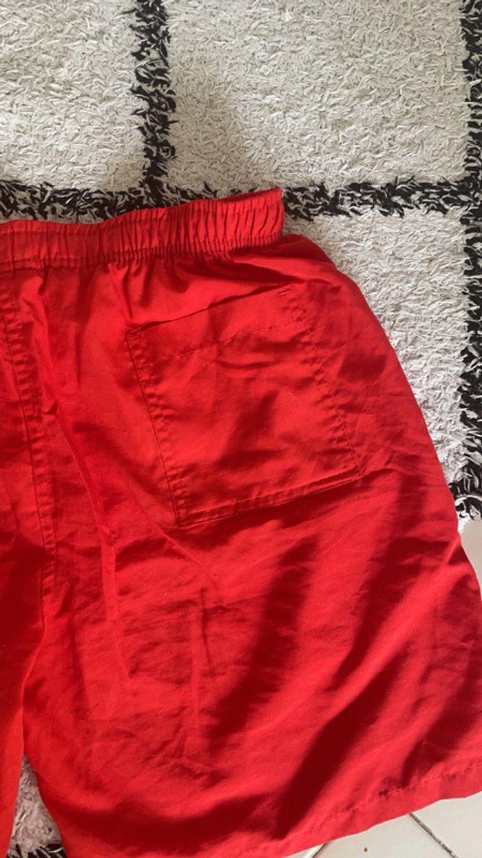 Short de bain rouge taille M - photo numéro 5