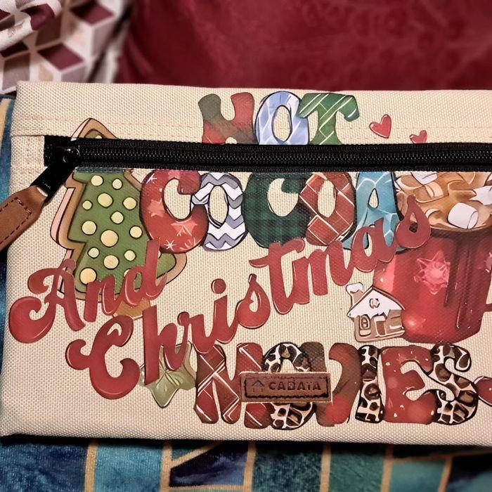 Pochette cabaïa custo  chocolat chaud Noël - photo numéro 1