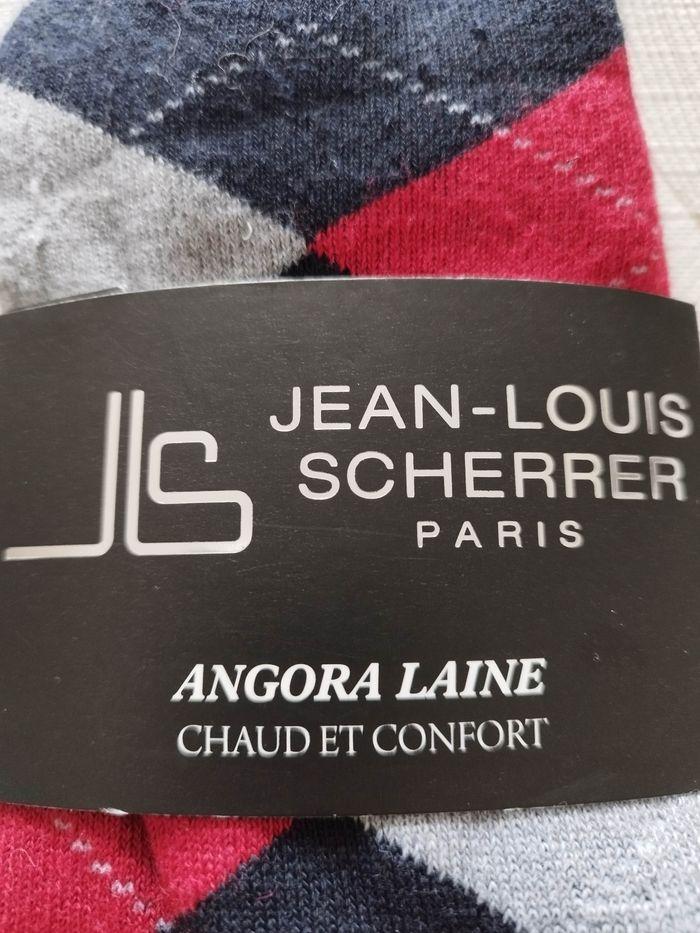 Chaussettes homme Jean louis Scherrer bleu marine a losanges pointure 39/42 👍 - photo numéro 4