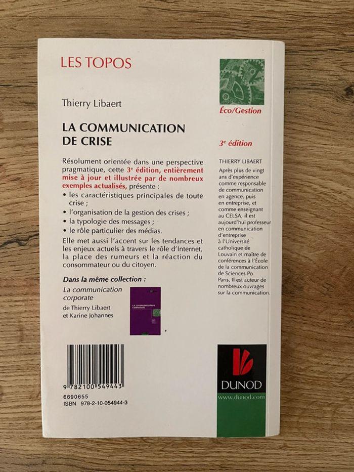 Livre La communication de crise - photo numéro 2