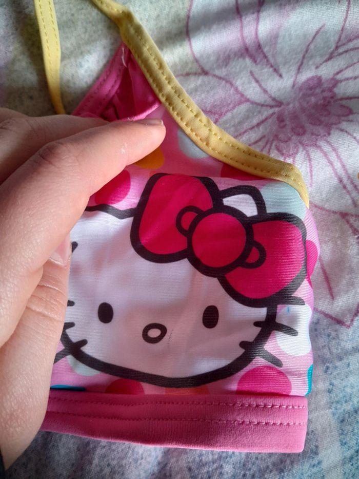 Haut maillot de bain Hello Kitty 7ans - photo numéro 6