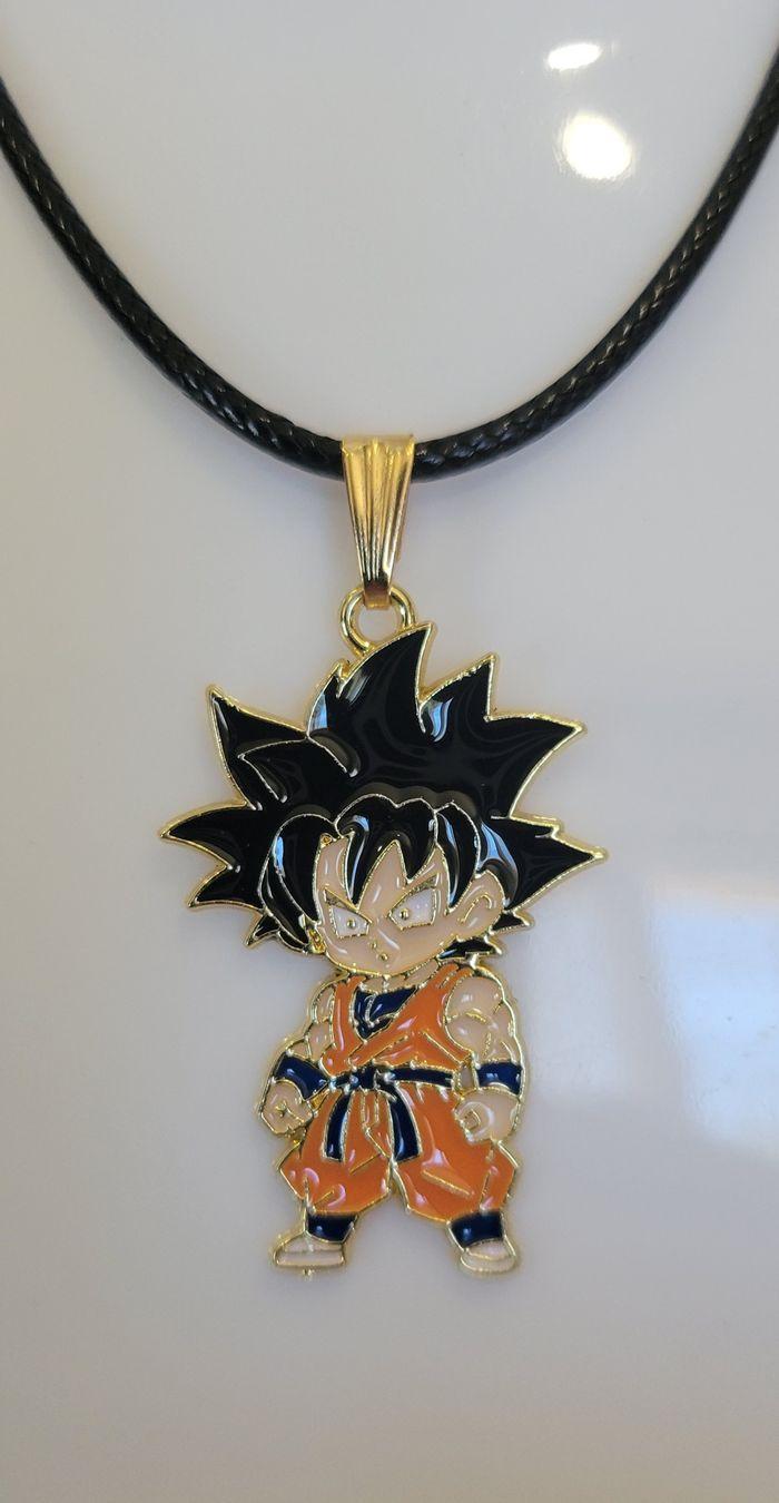 COLLIER DRAGON BALL Z SANGOKU CORDON NOIR MODELE 2 ! NEUF ! - photo numéro 2