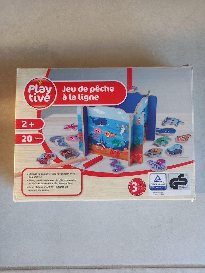 Jeu de pêche à la ligne en bois