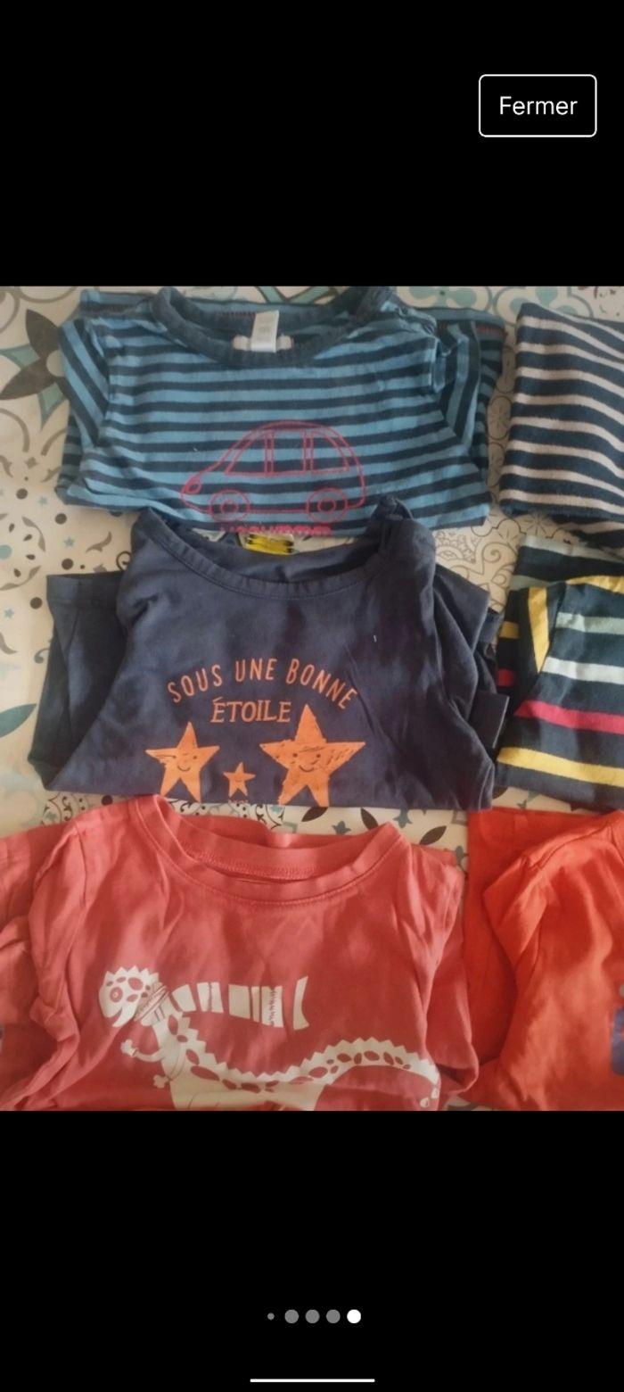 Lot de 18 t-shirts manches longues 18mois tbe garçon - photo numéro 7