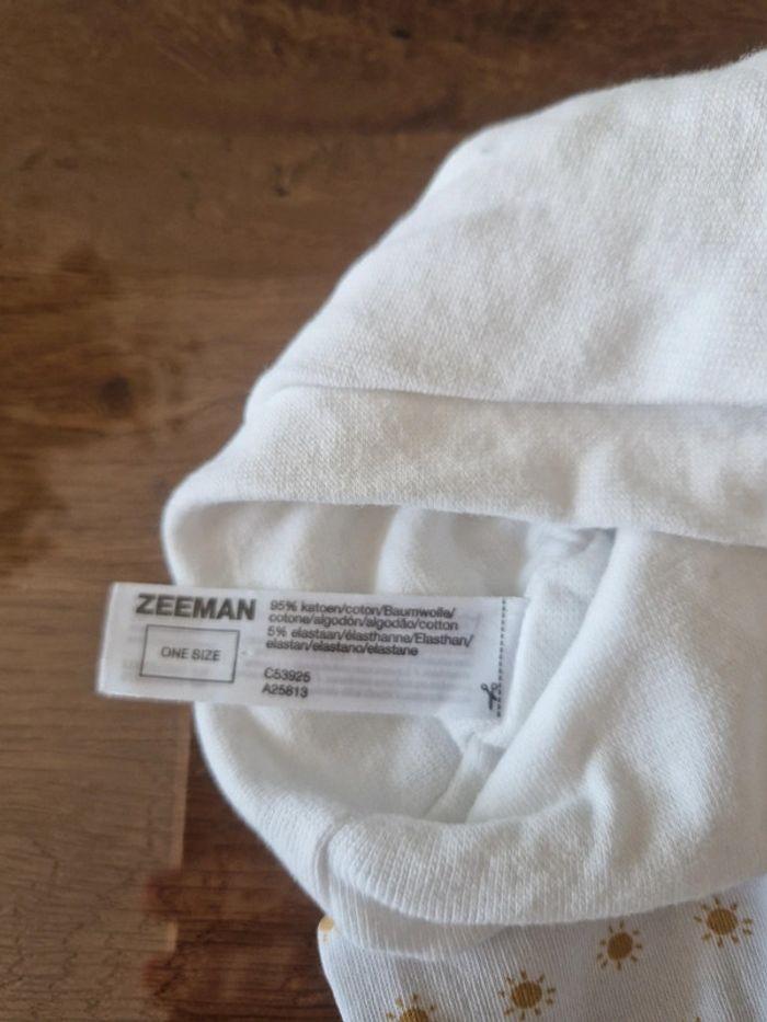 2 pyjamas zeeman 1 mois 56cm + 1 bonnet - photo numéro 4