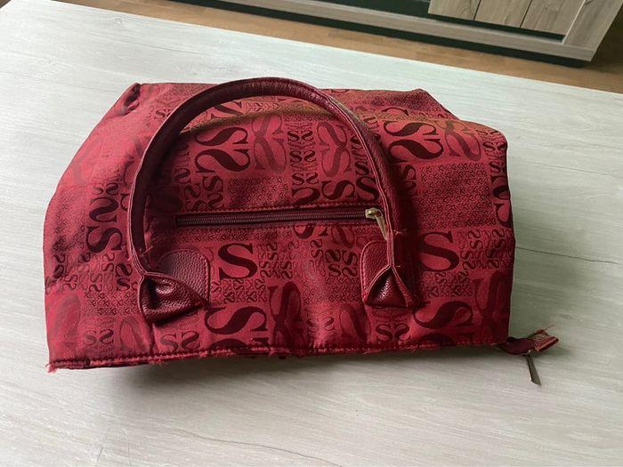 Sac à main femme rouge bordeaux - photo numéro 5