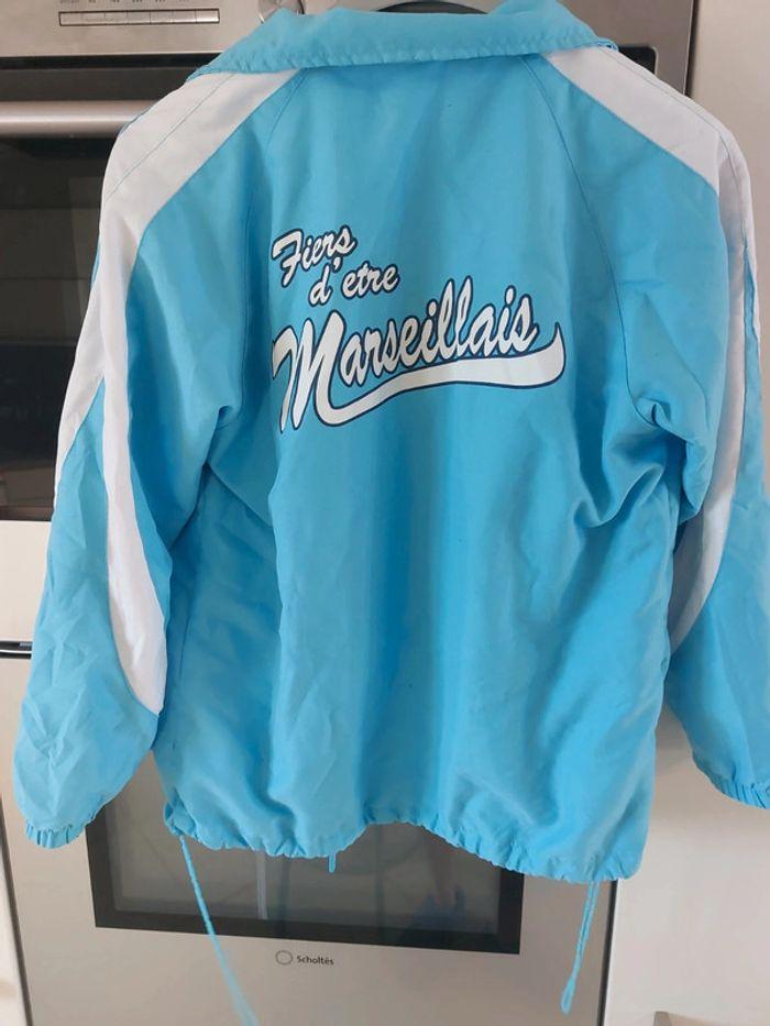 Veste  fier d être  marseillais turquoise - photo numéro 4