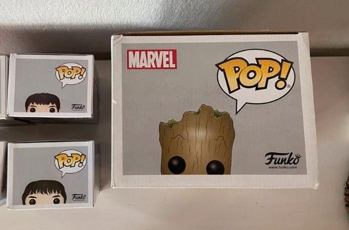 Funko pop Bran Stark Game of throne et Groot - photo numéro 2