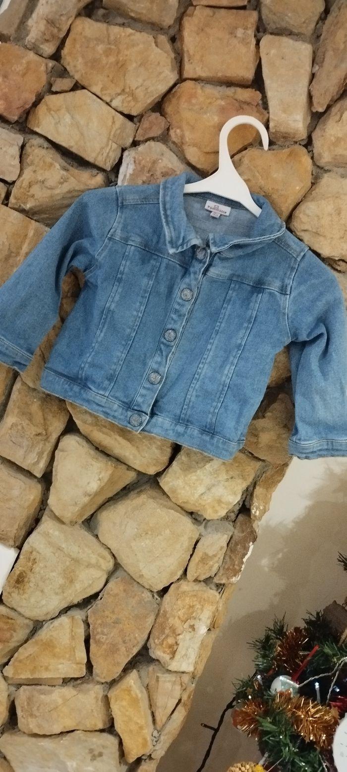 Veste en jean 12 mois - photo numéro 1