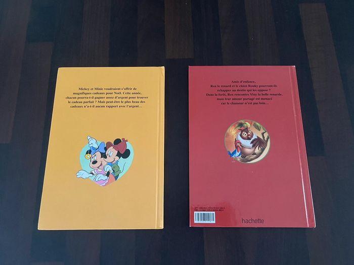 2 beaux livres Disney le Noël de Mickey et rox et rouky hachette parfait état - photo numéro 2