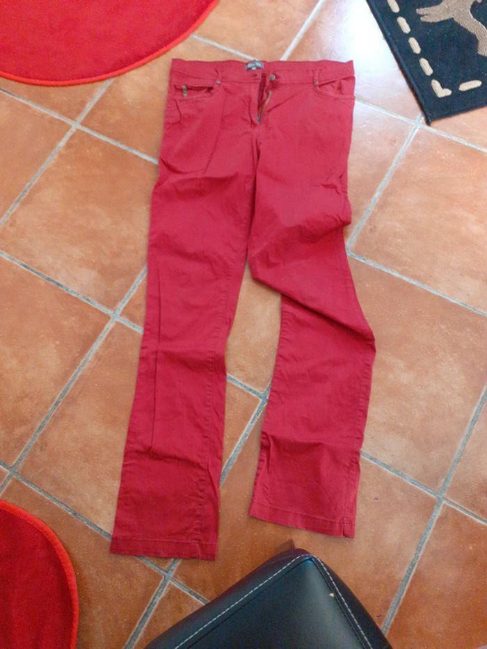 Pantalon rouge 40 - photo numéro 2