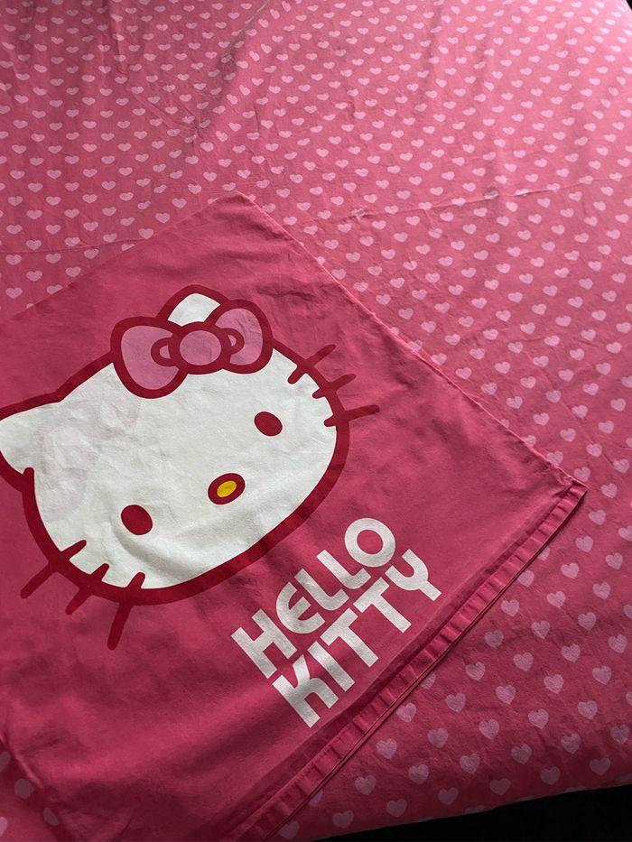 Housse de couette rose Hello Kitty et sa taie assortie Sanrio - photo numéro 3