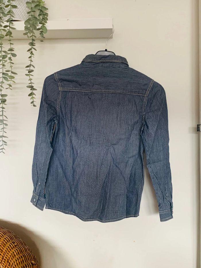 Chemise en jean à rayures - photo numéro 2