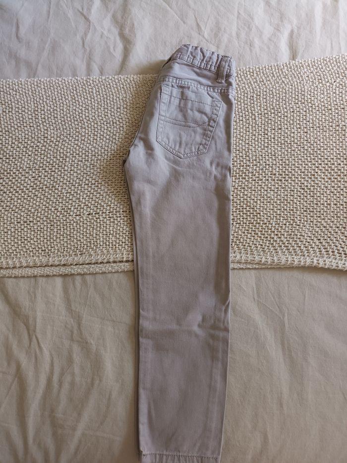 Pantalon beige crème La Halle 5 ans 110 cm - photo numéro 1