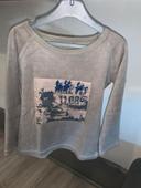 Pull gris garçon taille 5 ans