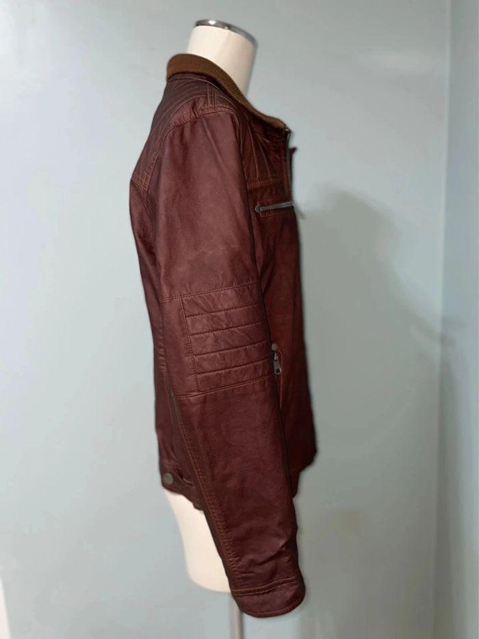 Blouson simili cuir  marron - 176 - photo numéro 5