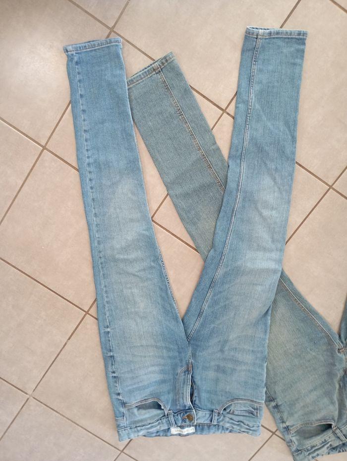 Très bon état lot 4 velours jeans homme slim skinny 38 marque Kiabi - photo numéro 6