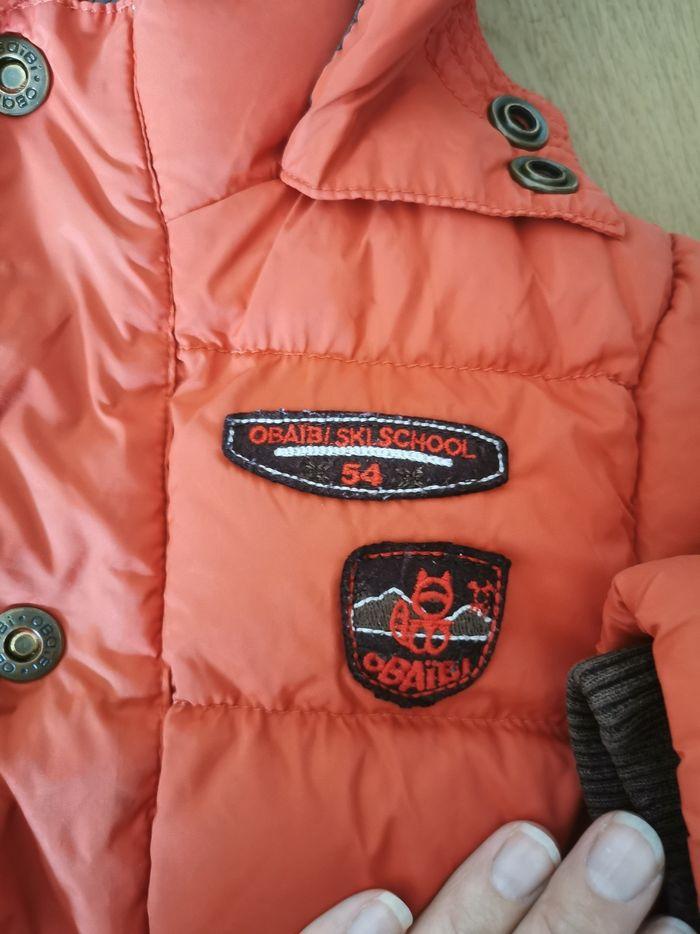 Manteau orange très chaud bébé garcon 24 mois obaibi - photo numéro 2