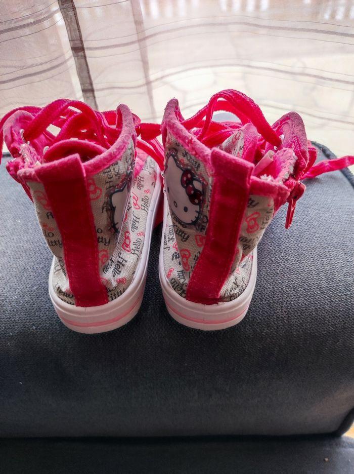 Baskets montantes en toile, Hello Kitty, taille 25 - photo numéro 3