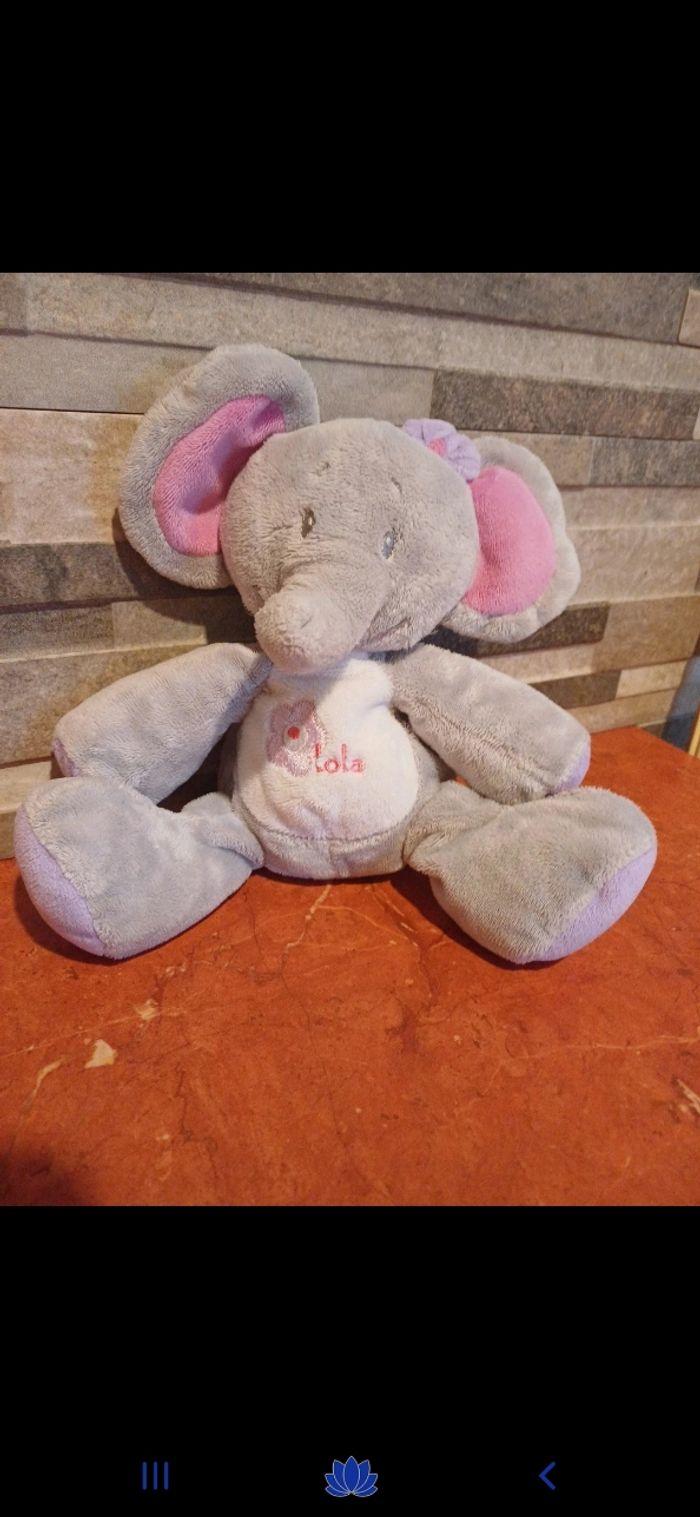 Peluche éléphant - photo numéro 1