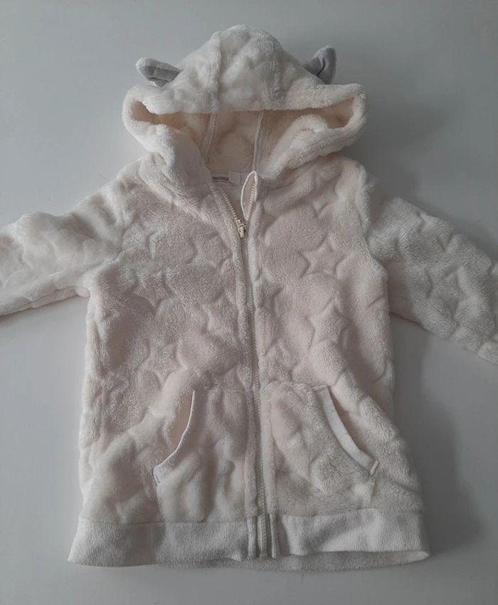 Vestes polaire Orchestra blanc taille 3 ans / 98 cm - photo numéro 1