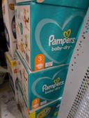 Pampers baby dry taille 3  2 cartons