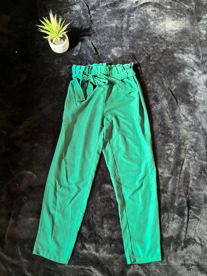 Pantalon vert femme - photo numéro 1