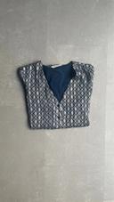 Blouse bleue