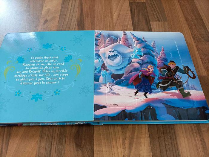 Livre avec puzzles Reine des neiges - photo numéro 4