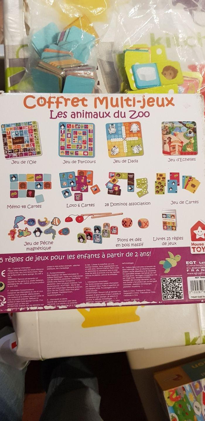 Coffret multi jeux les animaux du zoo - photo numéro 2